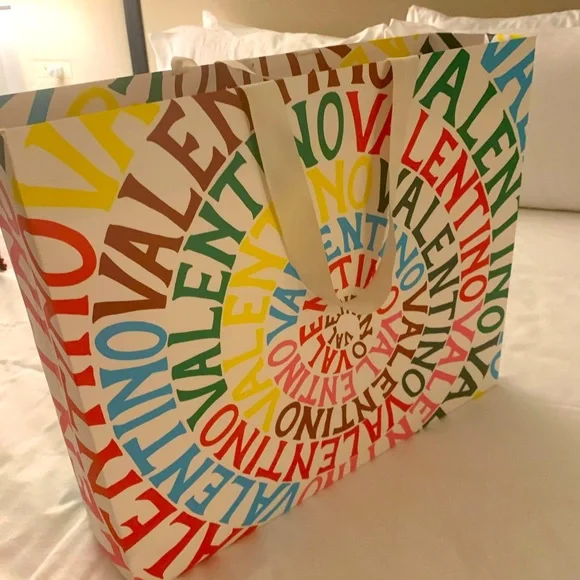 Brand new authentic limited edition made in Italy Valentino shopping bag